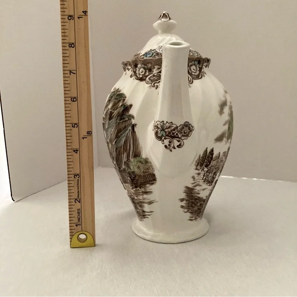 Vintage Heritage Hall 4411 Coffee Pot Staffordshire England French Provincial